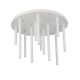 Plafoniera LED dimabila moderna ILIOS 12 top alba