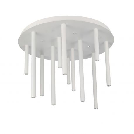 Plafoniere - Plafoniera LED dimabila moderna ILIOS 12 top alba