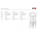 Pendule, Lustre suspendate - Lustra LED suspendata stil modern ILIOS 12 negru
