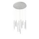 Pendule, Lustre suspendate - Lustra LED suspendata stil modern ILIOS 12 alba
