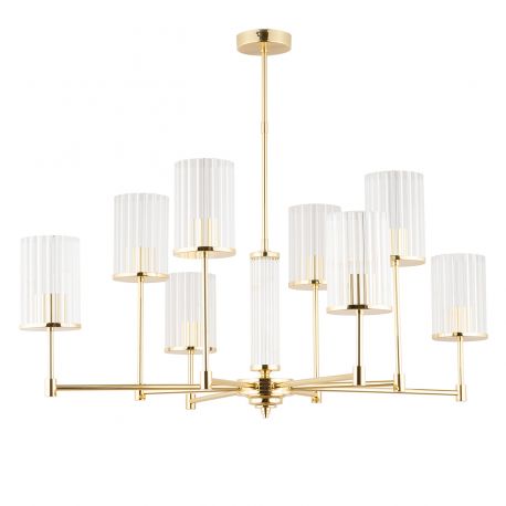 Candelabre, Lustre - Lustra 8 brate moderna realizata manual Empoli Ryfel