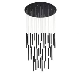 Pendule, Lustre suspendate - Lustra LED suspendata stil modern ILIOS 36 negru