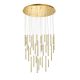Lustra LED suspendata stil modern ILIOS 36 aurie