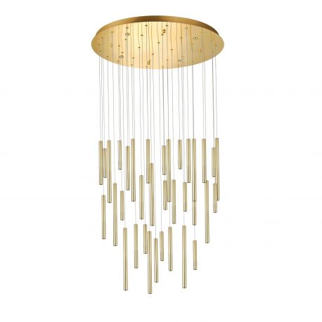Pendule, Lustre suspendate - Lustra LED suspendata stil modern ILIOS 36 aurie