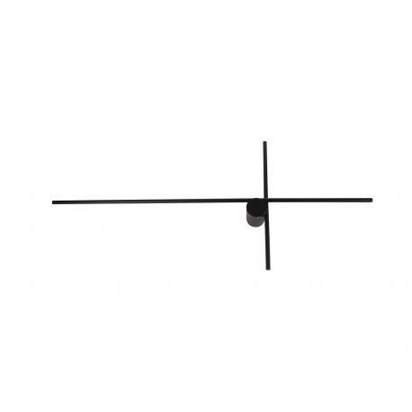 Aplice, corpuri de iluminat pentru pereti - Aplica LED de perete stil minimalist FRANK A negru