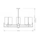 Candelabre, Lustre - Lustra 5 brate eleganta design modern Nemi
