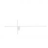 Aplica LED de perete stil minimalist FRANK A alba