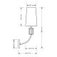 Aplice, corpuri de iluminat pentru pereti - Aplica eleganta design modern Pesaro