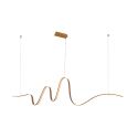 Lustra LED suspendata stil minimalist SIROCCO 3-step dimm aurie