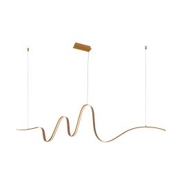 Pendule, Lustre suspendate - Lustra LED suspendata stil minimalist SIROCCO 3-step dimm aurie