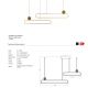 Pendule, Lustre suspendate - Lustra LED suspendata stil minimalist NICODEMO V2 3-step dimm