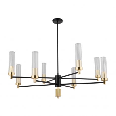 Candelabre, Lustre - Lustra moderna realizata manual din alama Seti 8L