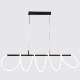 Pendule, Lustre suspendate - Lustra LED suspendata moderna ZIGZAG BK