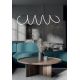 Pendule, Lustre suspendate - Lustra LED suspendata moderna ZIGZAG BK