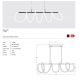 Pendule, Lustre suspendate - Lustra LED suspendata moderna ZIGZAG BK