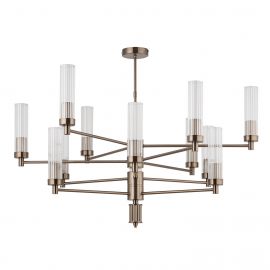 Candelabre, Lustre - Lustra moderna realizata manual din alama Seti 12L