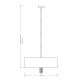Candelabre, Lustre - Lustra suspendata eleganta design modern Seti, 50cm