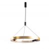Lustra LED dimabila suspendata moderna SERAFINO 60 3-step dimm auriu/negru