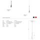 Pendule, Lustre suspendate - Pendul LED design decorativ DALMA 1 GO