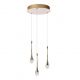 Pendule, Lustre suspendate - Lustra LED suspendata design decorativ DALMA 3 round GO