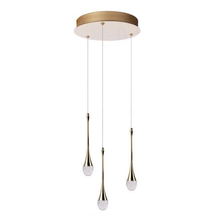 Pendule, Lustre suspendate - Lustra LED suspendata design decorativ DALMA 3 round GO