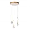 Lustra LED suspendata design decorativ DALMA 3 round GO