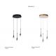 Pendule, Lustre suspendate - Lustra LED suspendata design decorativ DALMA 3 round GO