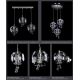 Lustre Cristal Bohemia - Pendul, Lustra deosebita design LUX TALE OF RAIN 02-CH