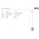 Pendule, Lustre suspendate - Pendul LED de design modern EDEM 1 BK