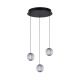 Pendule, Lustre suspendate - Lustra LED suspendata design modern EDEM 3 BK