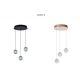 Pendule, Lustre suspendate - Lustra LED suspendata design modern EDEM 3 BK