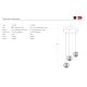 Pendule, Lustre suspendate - Lustra LED suspendata design modern EDEM 3 BK