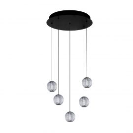 Pendule, Lustre suspendate - Lustra LED suspendata design modern EDEM 5 BK