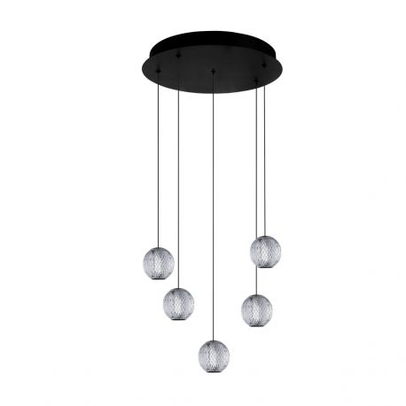 Pendule, Lustre suspendate - Lustra LED suspendata design modern EDEM 5 BK