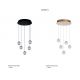 Pendule, Lustre suspendate - Lustra LED suspendata design modern EDEM 5 BK