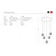 Pendule, Lustre suspendate - Lustra LED suspendata design modern EDEM 5 BK