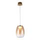 Pendul LED design decorativ modern PAMELA 20 amber