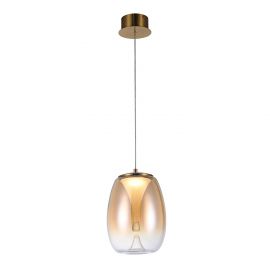 Pendule, Lustre suspendate - Pendul LED design decorativ modern PAMELA 20 amber