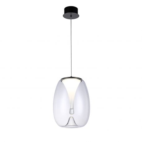 Pendule, Lustre suspendate - Lustra/Pendul LED design decorativ modern PAMELA 27 clar