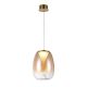 Lustra/Pendul LED design decorativ modern PAMELA 27 amber