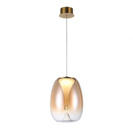Pendule, Lustre suspendate - Lustra/Pendul LED design decorativ modern PAMELA 27 amber