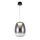 Lustra/Pendul LED design decorativ modern PAMELA 27 fumuriu