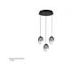 Pendule, Lustre suspendate - Lustra LED suspendata design modern PAMELA 3 round fumuriu