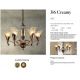 Candelabre, Lustre - Candelabru 5 brate LUX design clasic realizat manual 316 Creamy