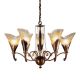 Candelabru 5 brate LUX design clasic realizat manual 316 Creamy