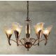 Candelabre, Lustre - Candelabru 5 brate LUX design clasic realizat manual 316 Creamy