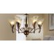Candelabre, Lustre - Candelabru 5 brate LUX design clasic realizat manual 316 Creamy