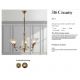 Candelabre, Lustre - Candelabru 3 brate LUX design clasic realizat manual 316 Creamy