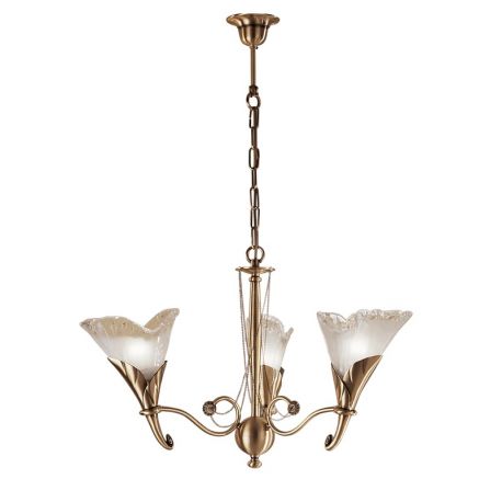 Candelabre, Lustre - Candelabru 3 brate LUX design clasic realizat manual 316 Creamy