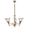 Candelabru 3 brate LUX design clasic realizat manual 316 Creamy